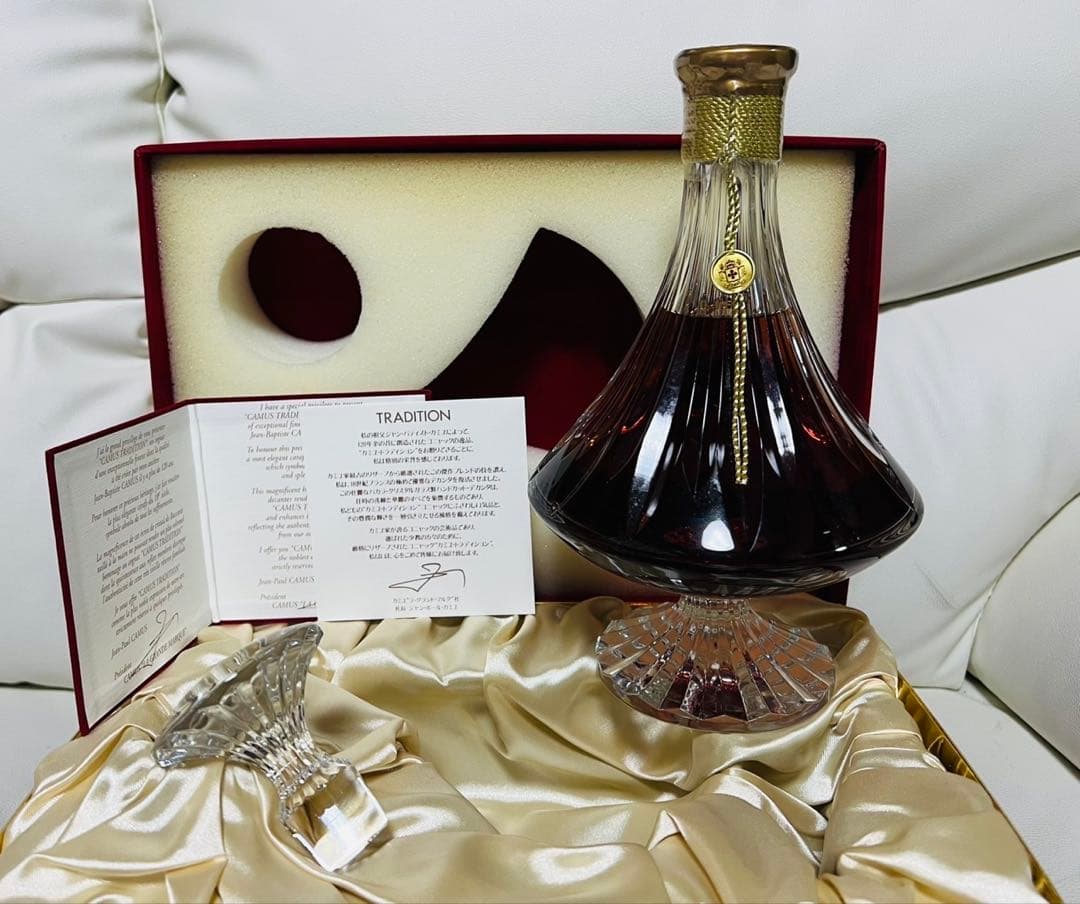 カミュ トラディション バカラ クリスタル 替栓 冊子 カード 化粧箱付