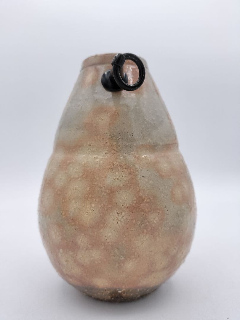 b264 掛花入 萩 13代 田原陶兵衛 木箱 茶道具 古物