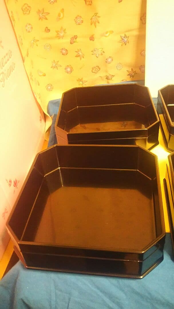 縁高、真塗木製、2番