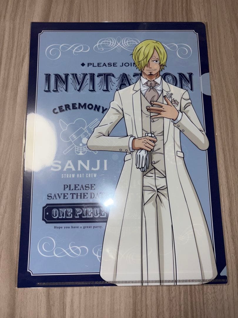 ワンピース クリアファイル サンジ タキシード - メルカリ