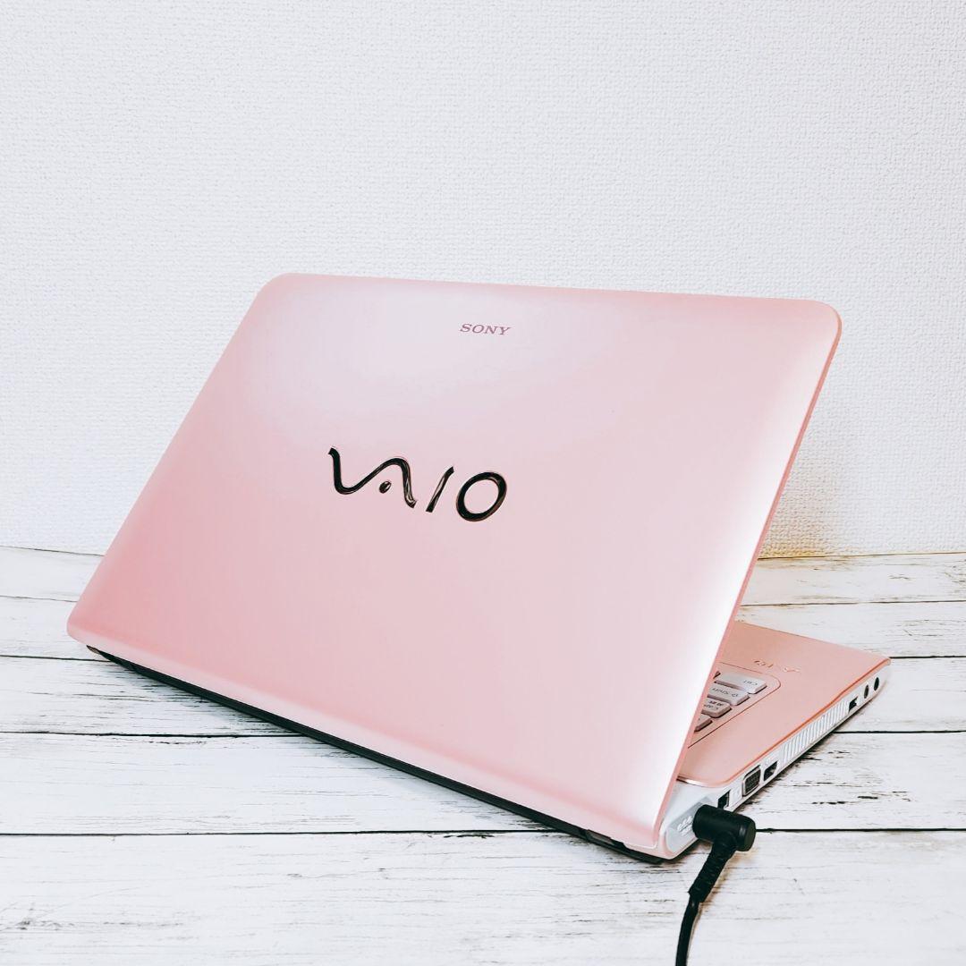 美品 VAIO ピンク ノートパソコン 美品】VAIO ピンク SSD ノートPC（AC