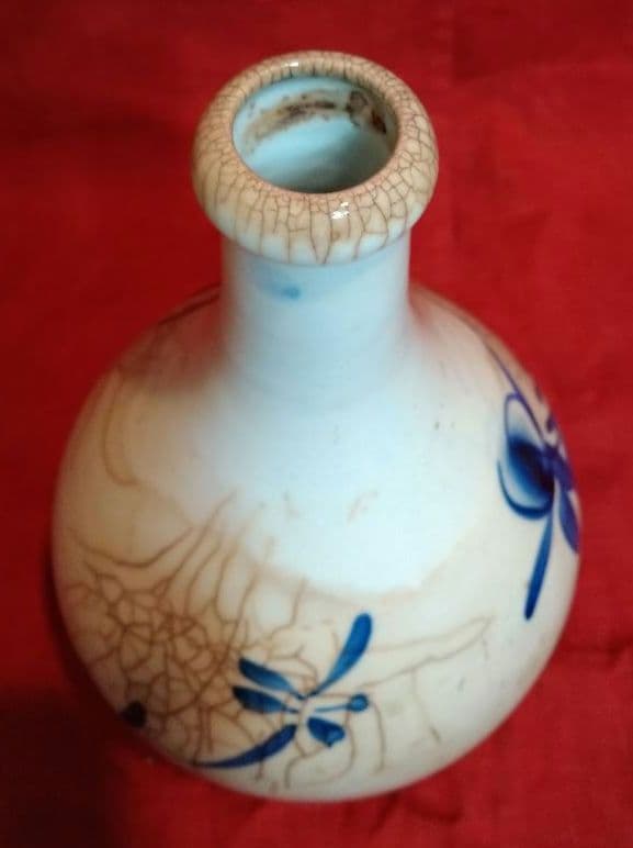 ♥【山水染付け】80年前のヴィンテージ・コレクション品・骨董品