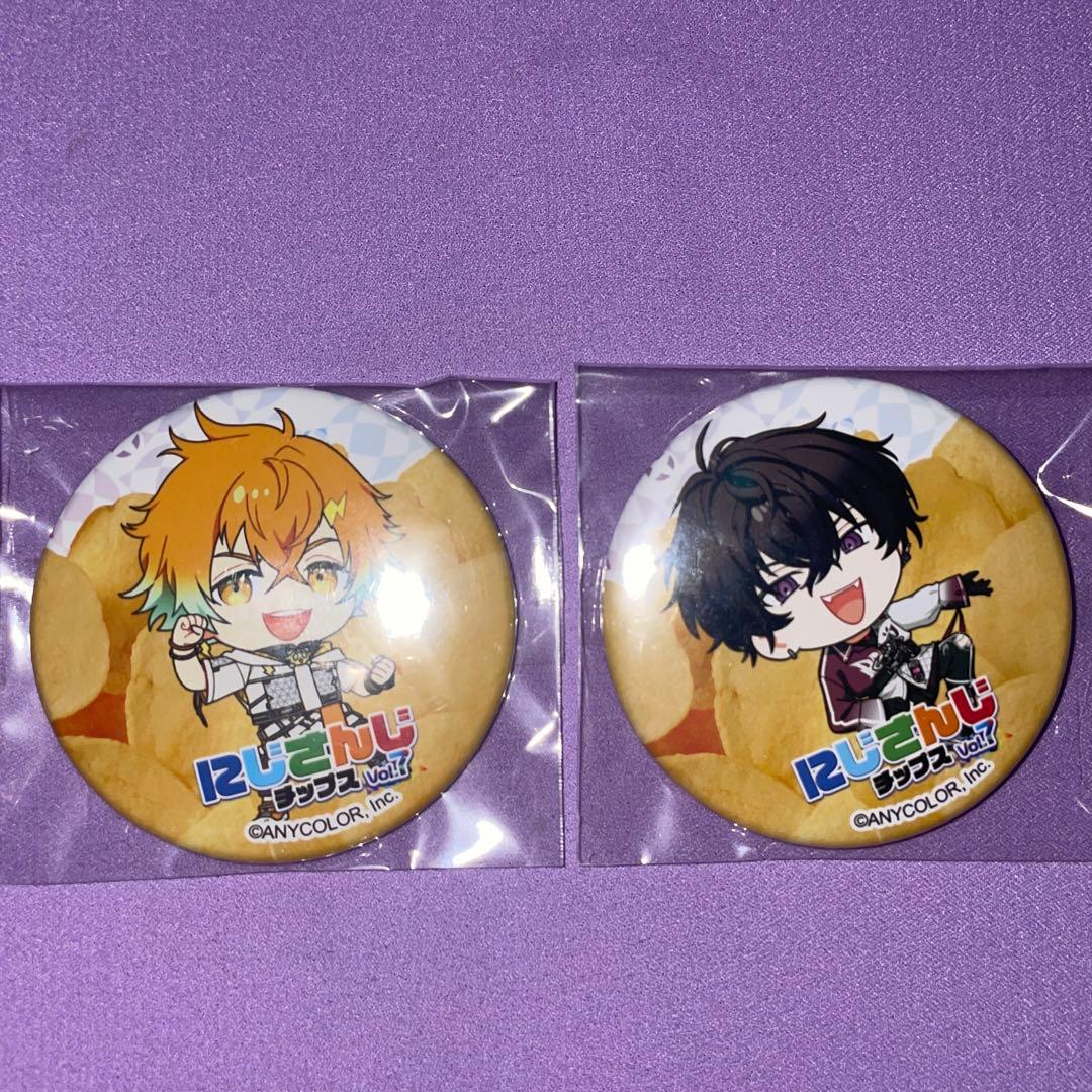 にじさんじチップス vol.7 佐伯イッテツ 宇佐美リト 缶バッジ - メルカリ