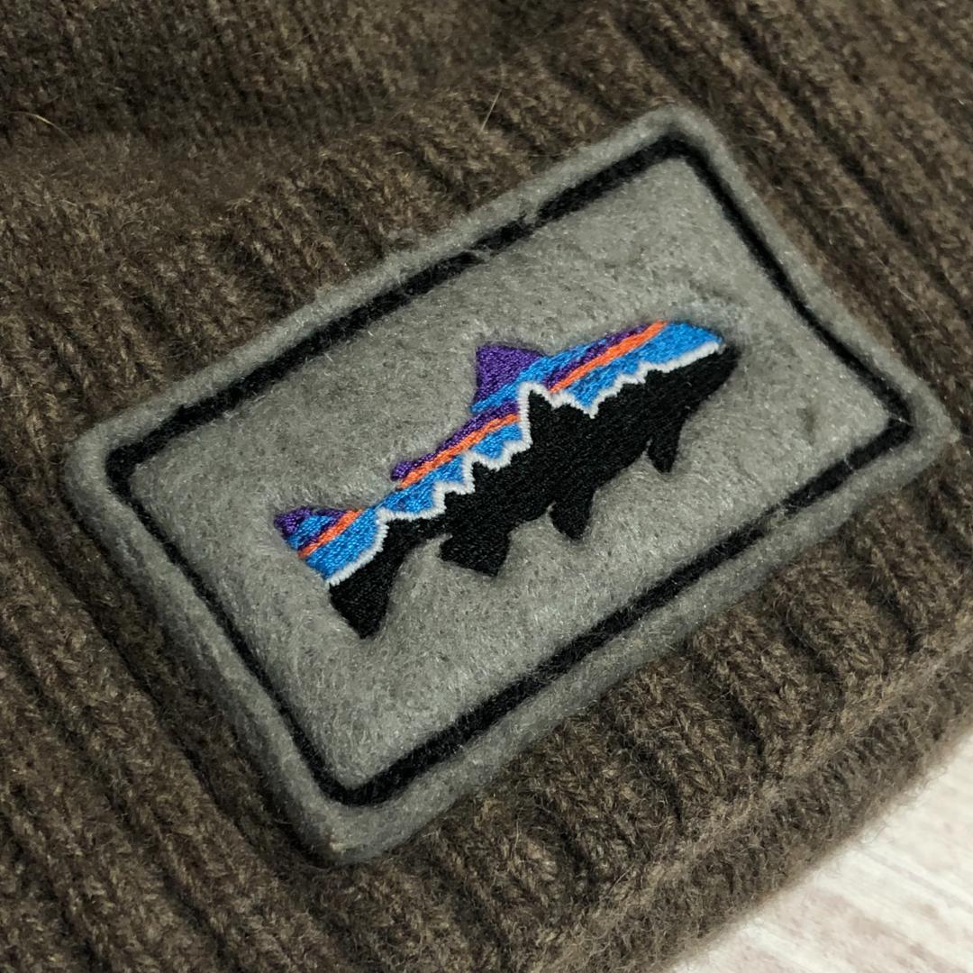 気分しだいセット‼️ パタゴニア トラウト・パッチ キャップ&ビーニー