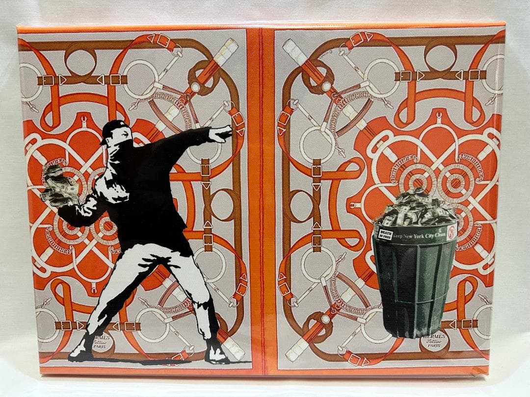 世界限定100枚】DEATH NYC 額付アート Banksyキースヘリング