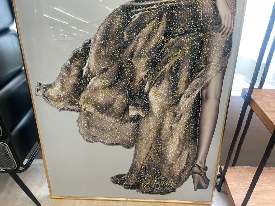 マリリン モンロー Marilyn Monroe アートパネル 特大 水晶絵