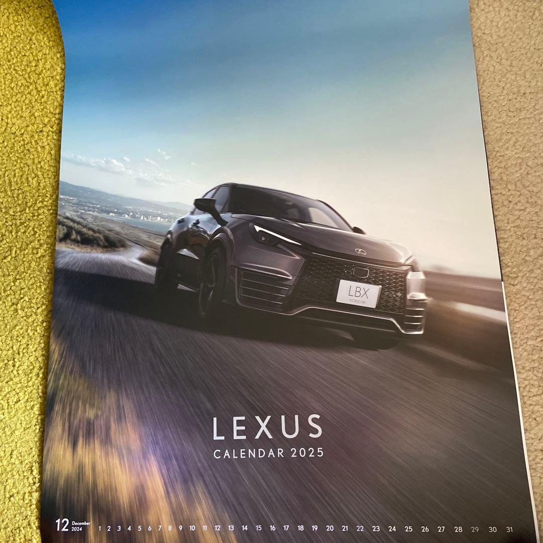 レクサス 2017年度 壁掛けカレンダー