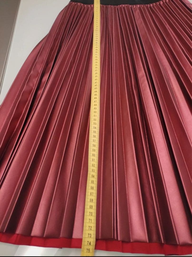 Max & Co. メタリックプリーツスカート 未使用タグ付き