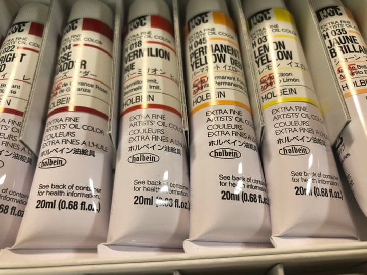ホルベイン　油絵具デラックスセット