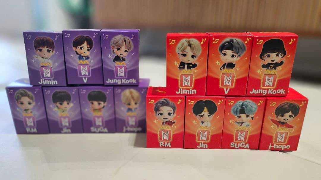 (締切1/20)頃　新品☆BTS マクドナルドコラボ フィギュア14体セット
