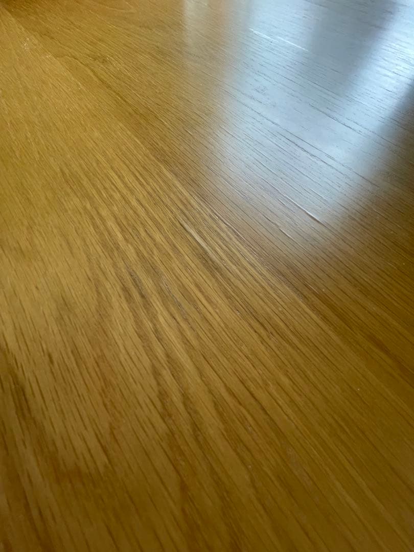 無印　リビングでもダイニングでもつかえるテーブル・４・オーク材