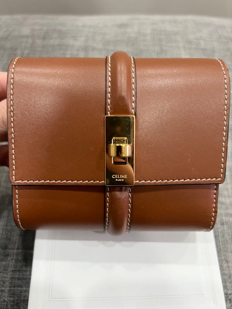 CELINE セリーヌ スモール トリフォールドウォレット 16 三つ折り財布