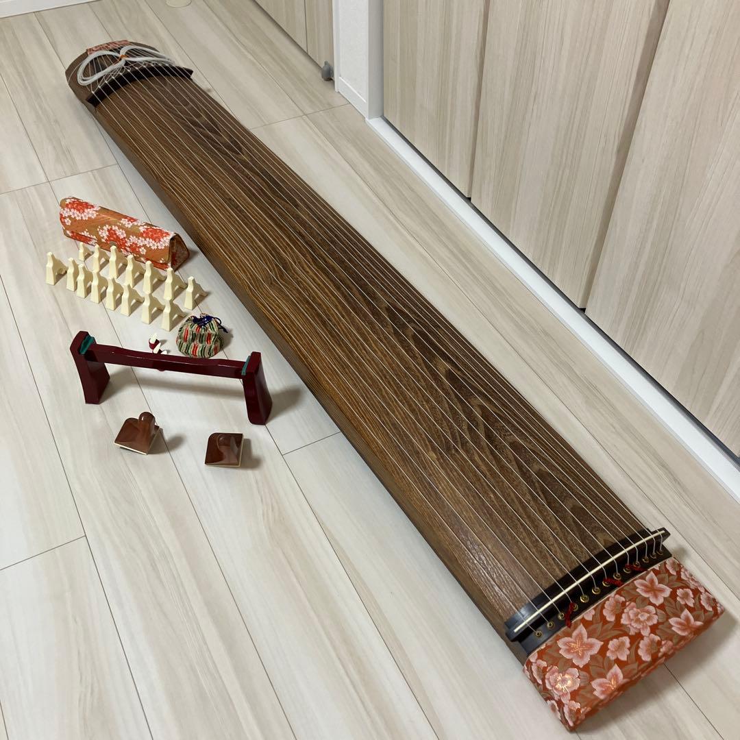 琴 お筝 筝 弦楽器 和楽器 13弦 小川謹製 付属品セット 琴 お