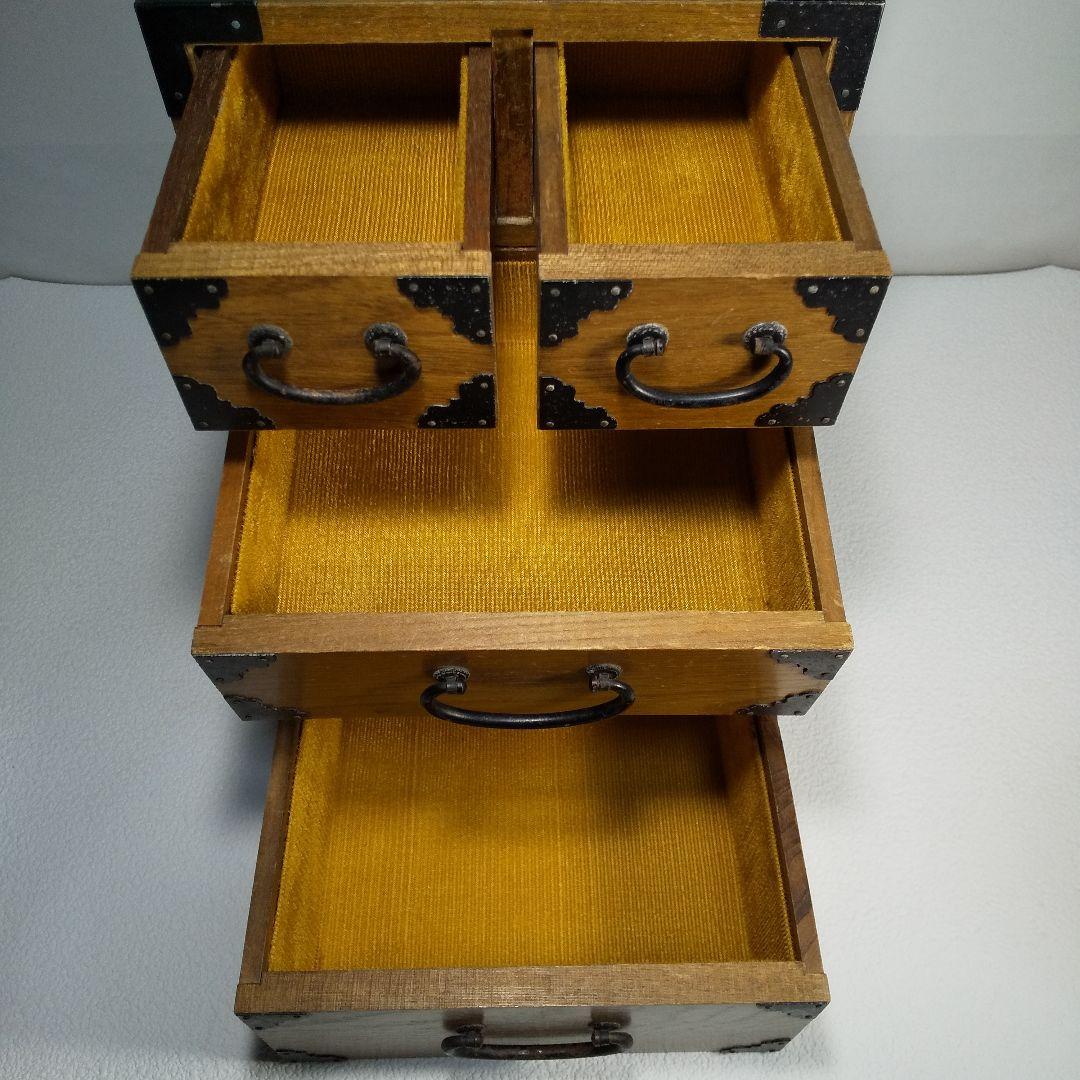 お針箱 裁縫箱 ソーイングボックス 木製 昭和レトロ - メルカリ