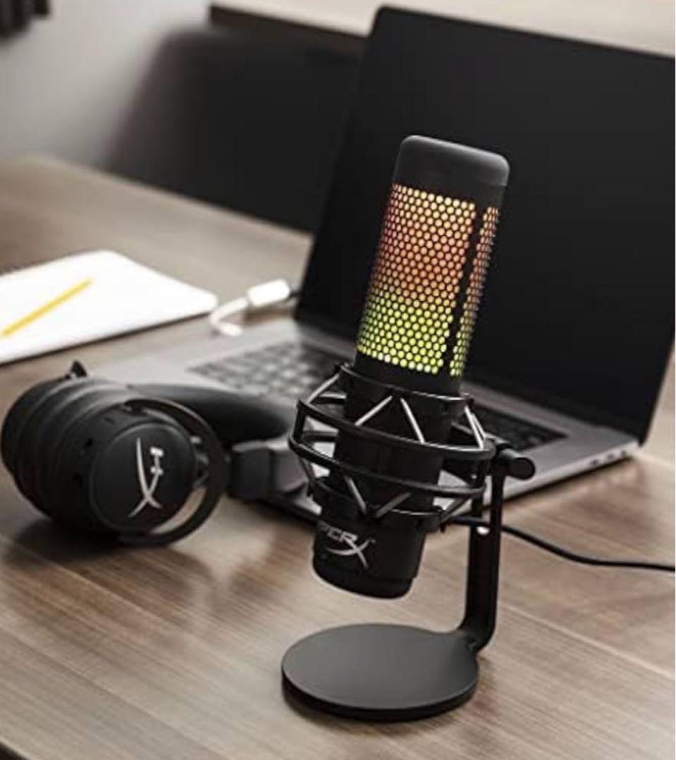 HYPERX コンデンサーマイク LEDライティング