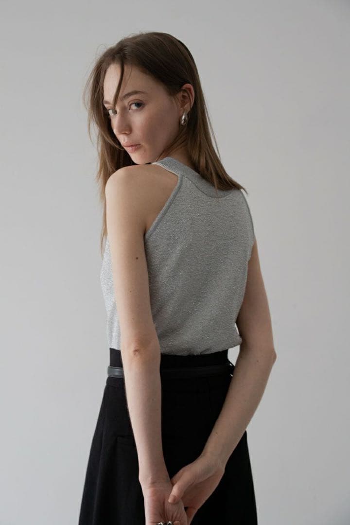 Maison de Dolce. glow knit silver ドルチェ