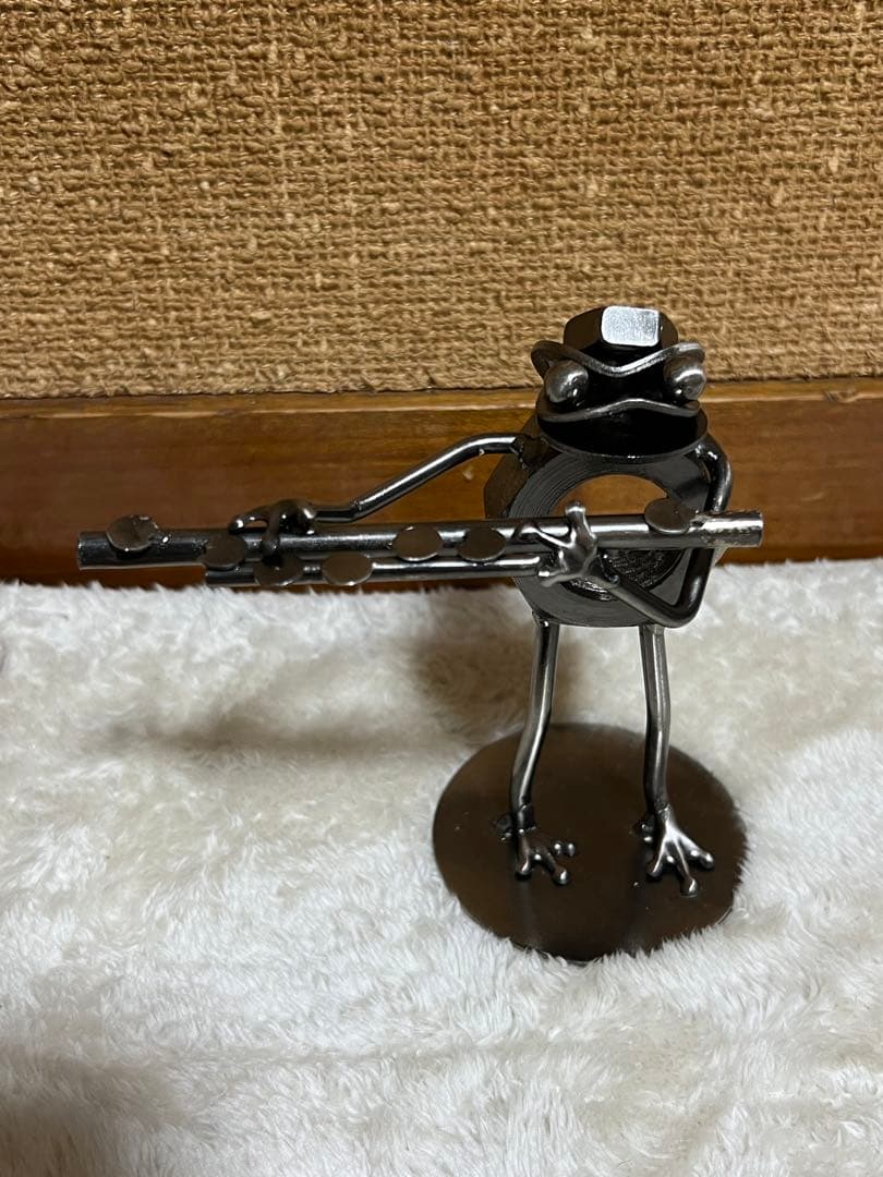 カエル メタルクラフト 音楽隊 メタルアート バイク