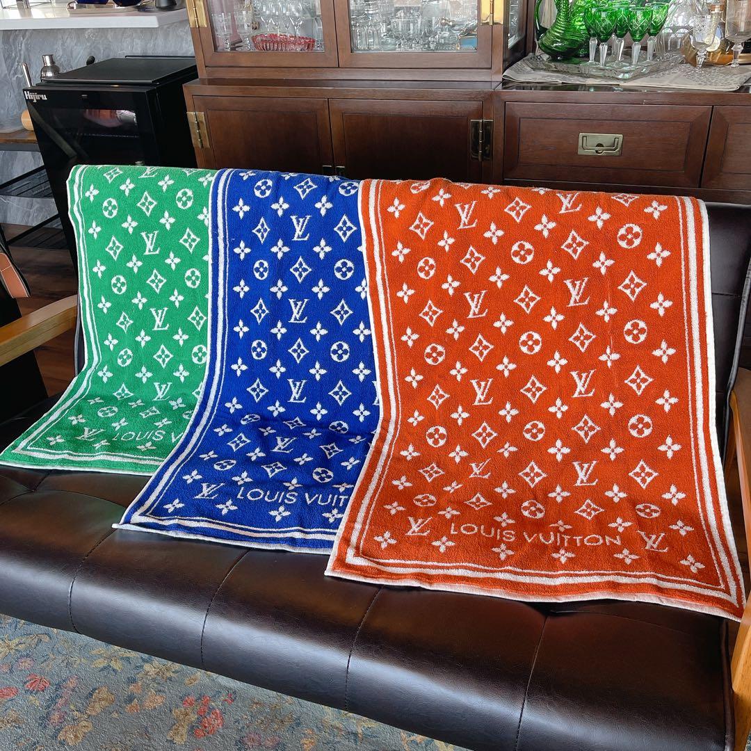 ルイヴィトン セルヴィエットセットLVマッチモノグラム グリーン バス