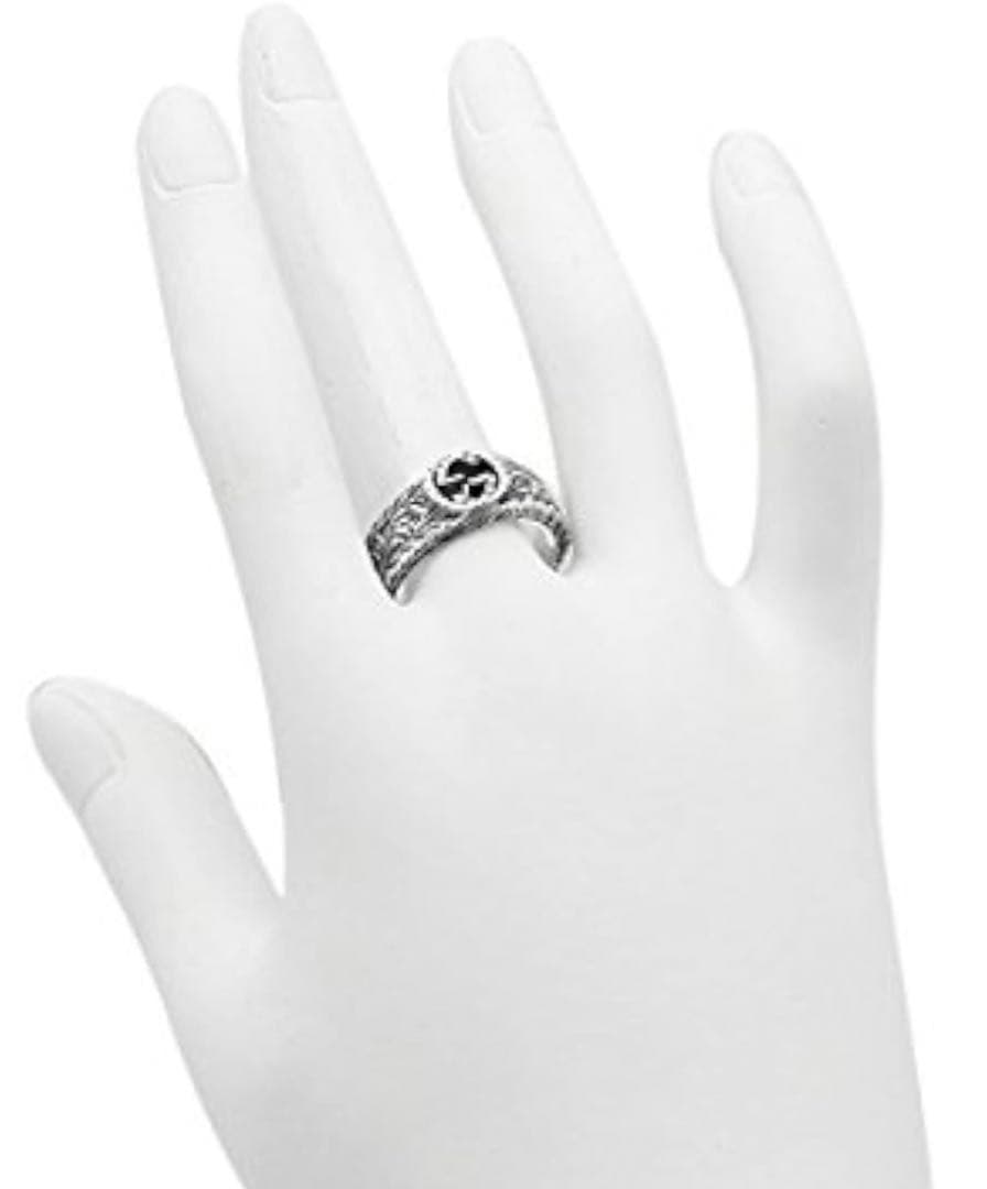 GUCCI リング 15号　インターロッキング シルバ ー Y223