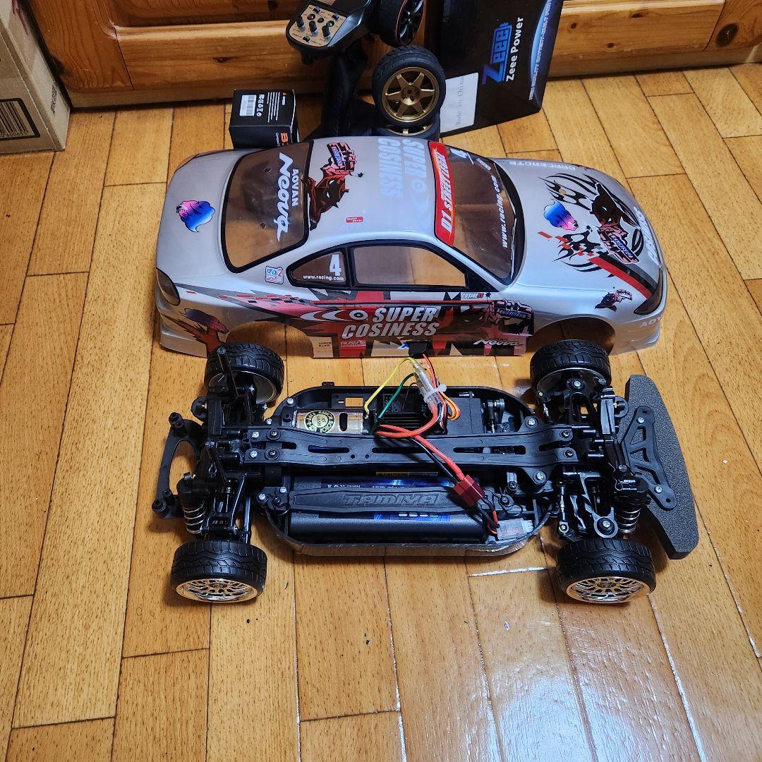 タミヤ ドリフト ラジコン フルセット　TT01　typeE　シルビア　tt02