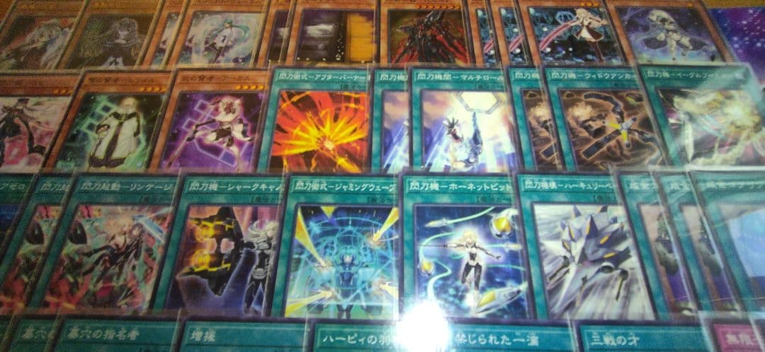 遊戯王　閃刀姫　デッキ　スリーブ付　キアノス　増殖するG　うらら　レイ　ロゼ