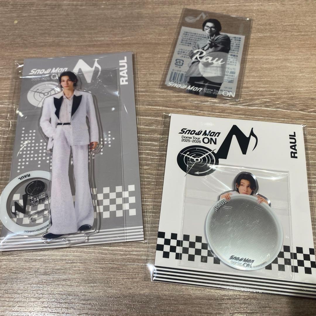 新品未開封】SnowMan DomeTour ON ラウール3点セットアクスタ - メルカリ