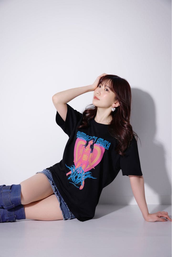 山岸あや花 Tシャツ 【YAMAGISHI AYAKA】 METAL TEE