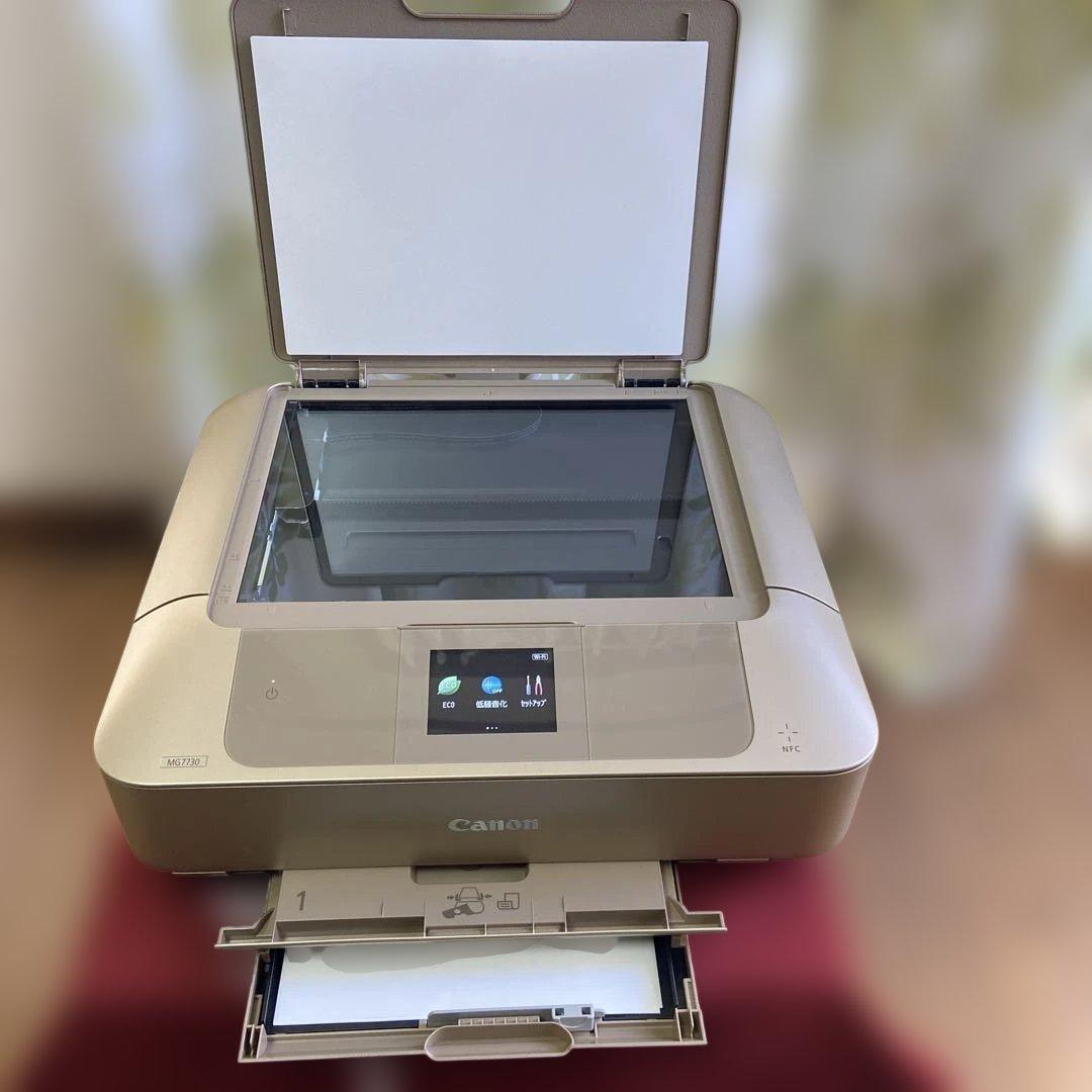 Canon プリンター MG7730 ゴールド 印刷枚数201-250 動作美品 Canon