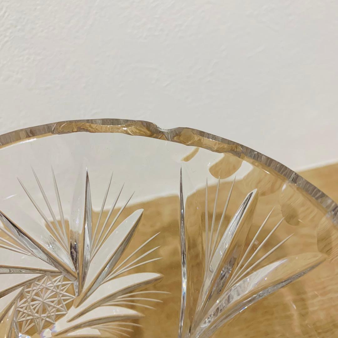 まとめて BOHEMIA ボヘミア 風車紋 花瓶 大型 高さ 30.5cm