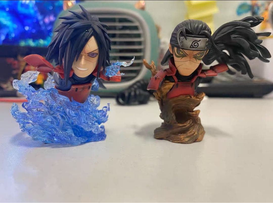 NARUTOナルト うちはマダラ ガレージキット ガレキ スタチュー②④