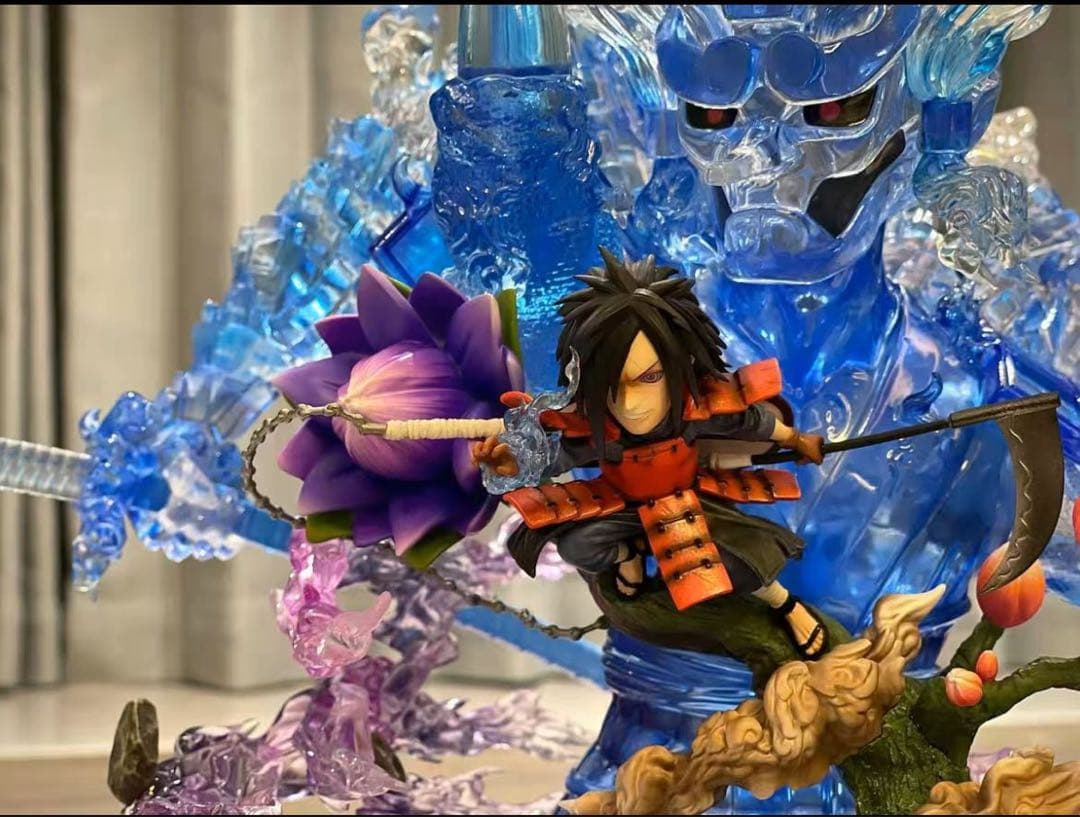 NARUTOナルト うちはマダラ ガレージキット ガレキ スタチュー②④