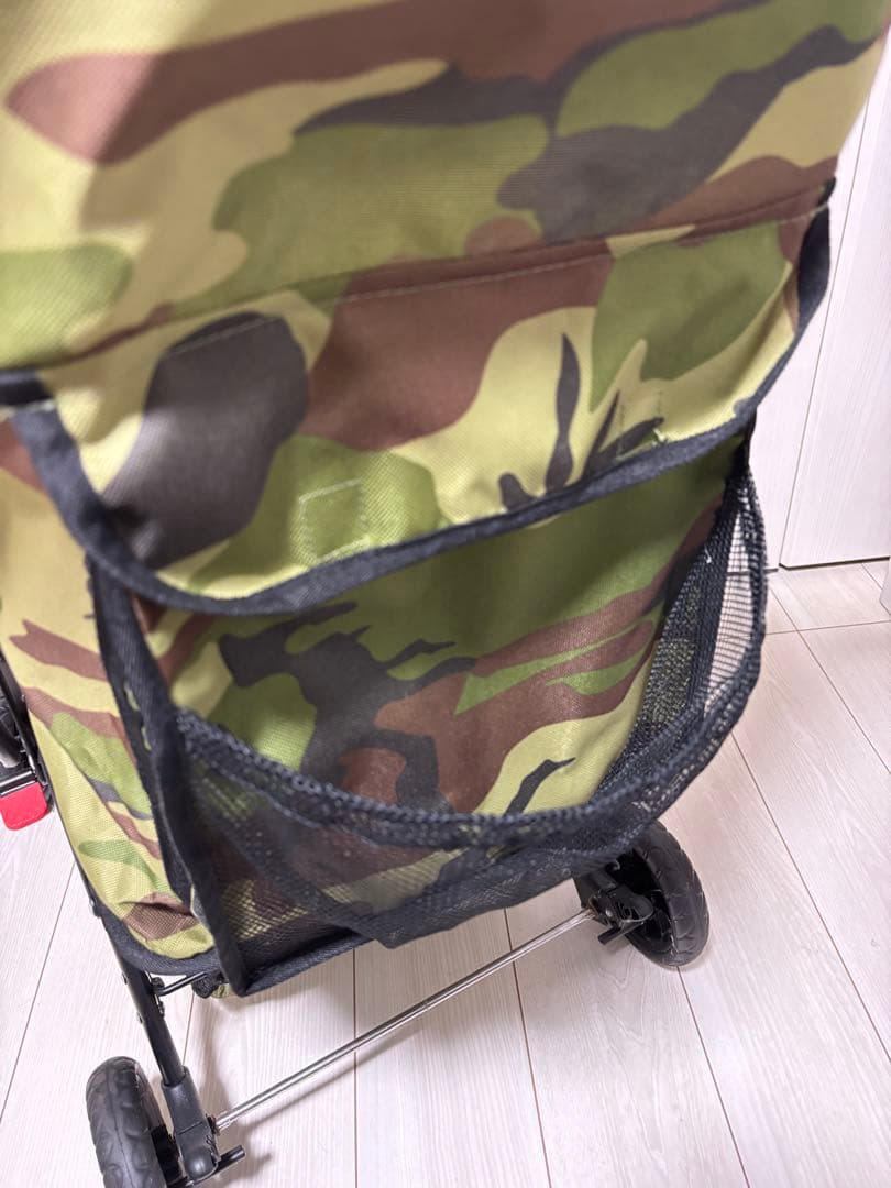 美品】ピッコロカーネ プリモ 迷彩 ペットカート 数回使用のみ 倉庫