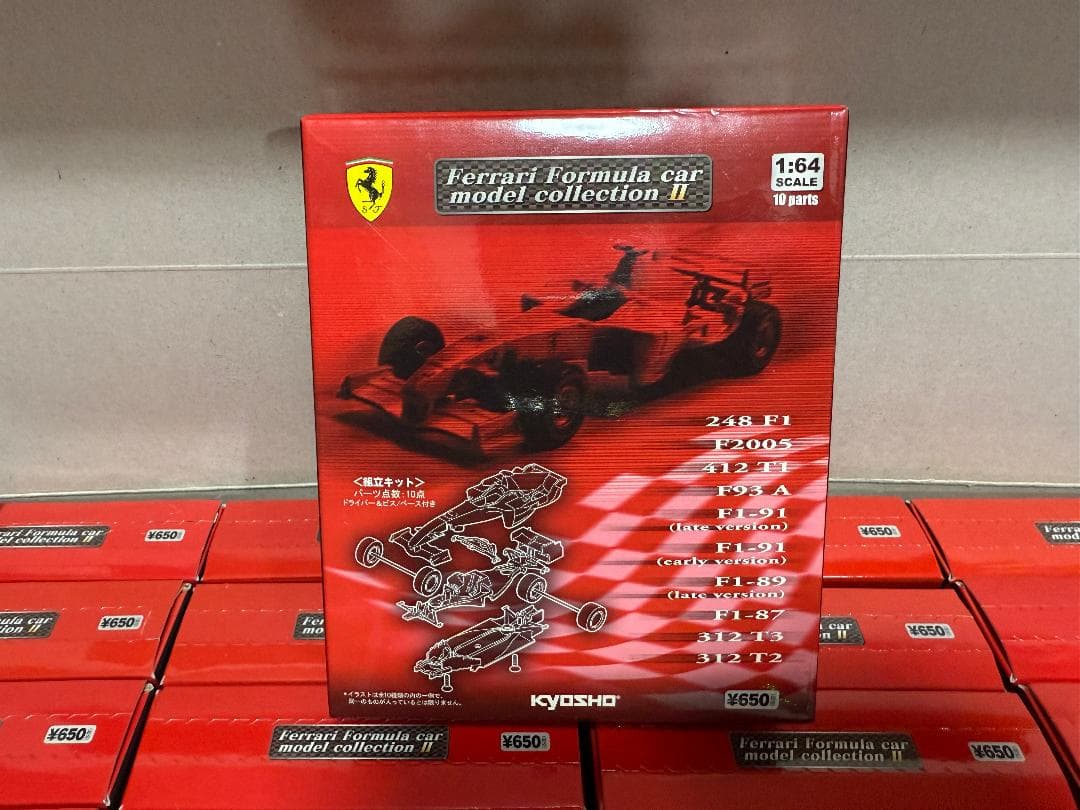 京商 1/64 フェラーリ フォーミュラカーシリーズⅡ F1 ミニカー