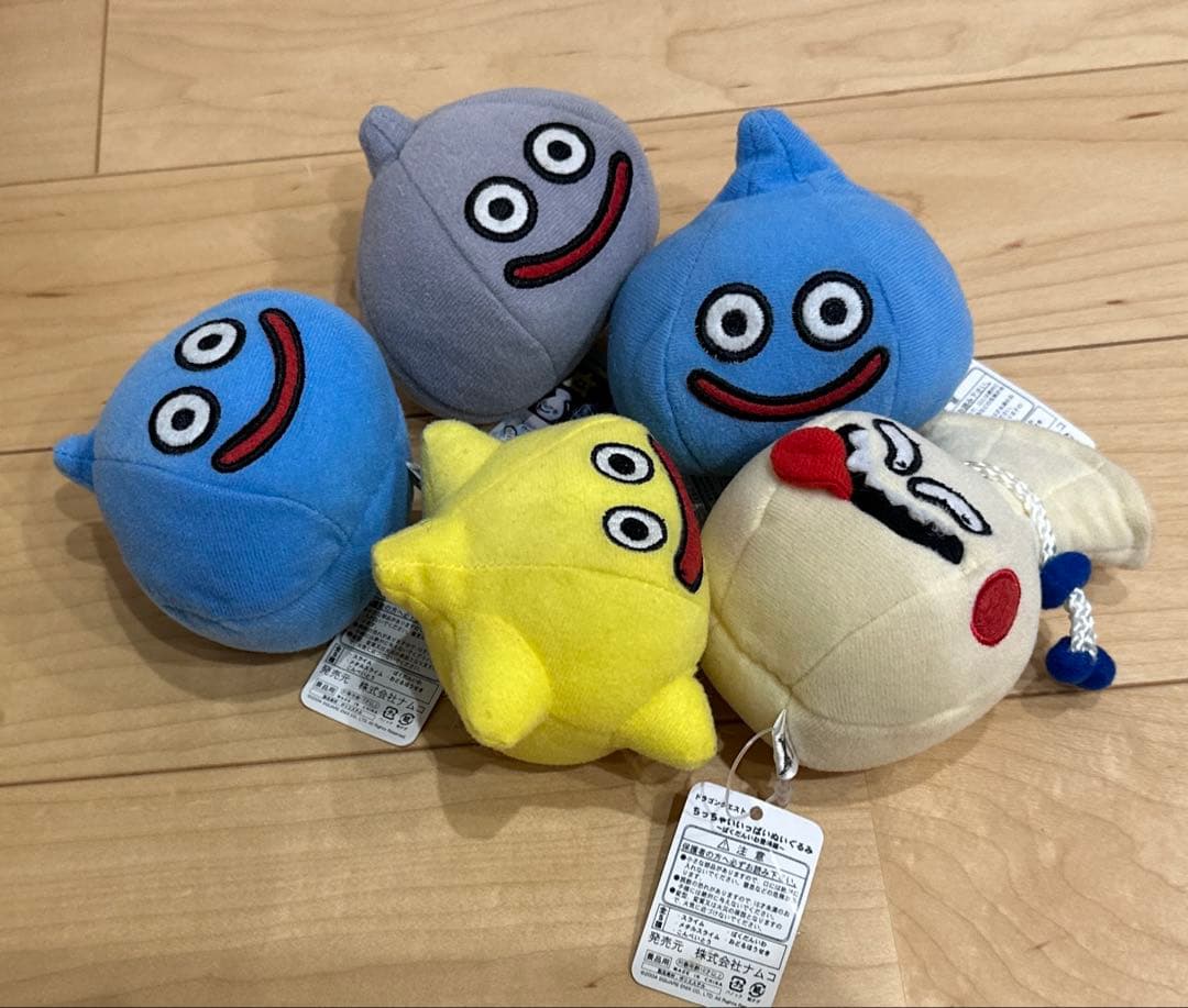 レア ドラクエ アミューズメント専用品 ちっちゃいいっぱいぬいぐるみ 全5種7個