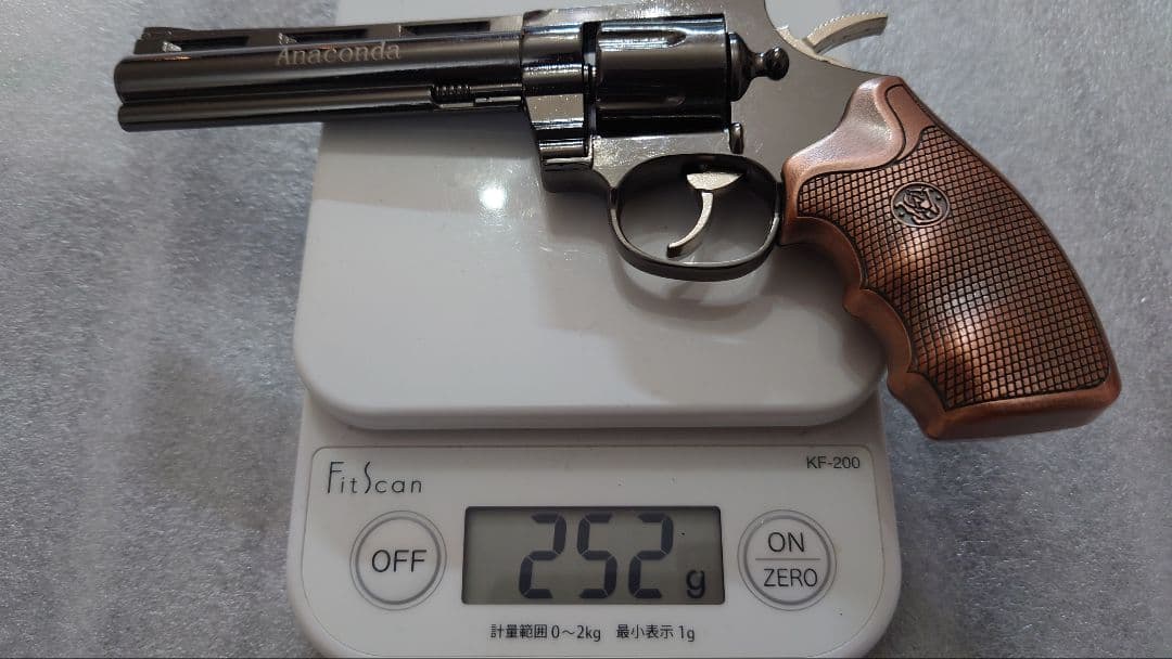 1:2サイズ　ミニチュアガン　コルト　アナコンダ　　ミリタリー