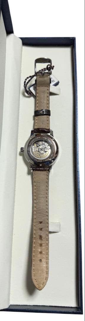 REVUE THOMMEN 両面スケルトン 手巻き腕時計