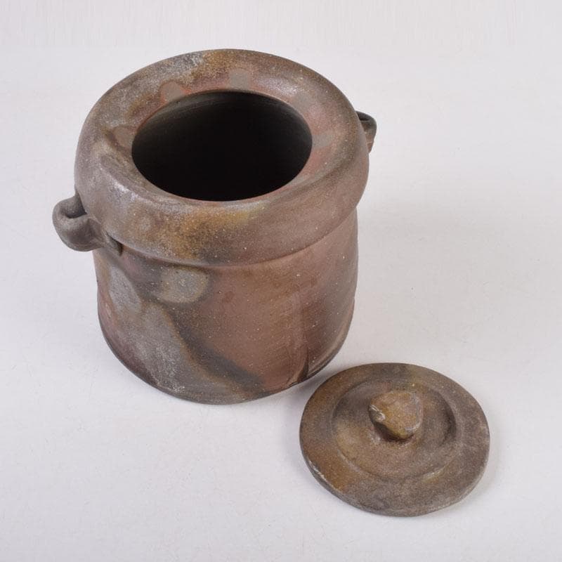 備前焼 木村利正作 双耳水指 共箱 C 8459A - メルカリ