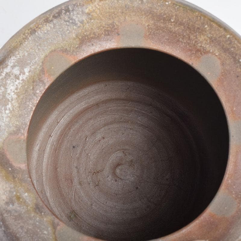 備前焼 木村利正作 双耳水指 共箱 C 8459A - メルカリ