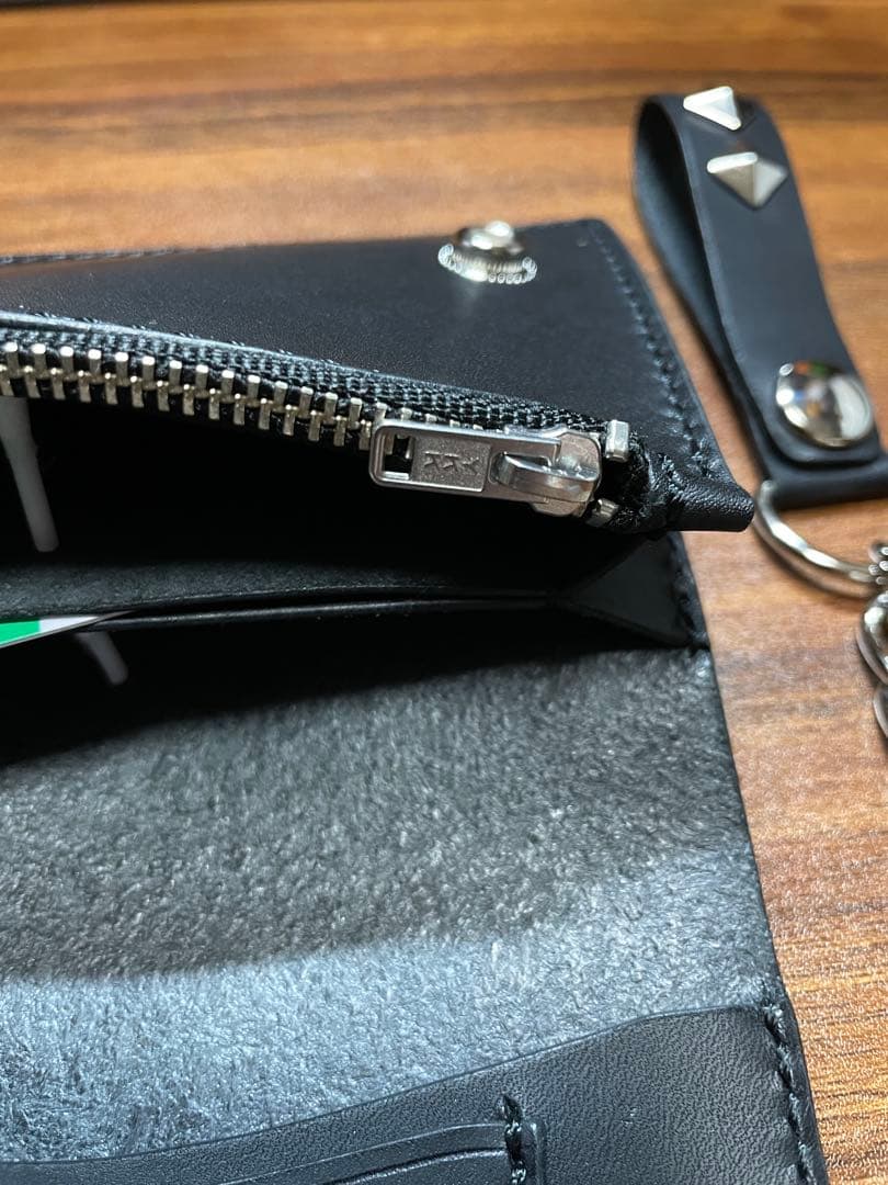 牛革本革ミドルトラッカーウォレット