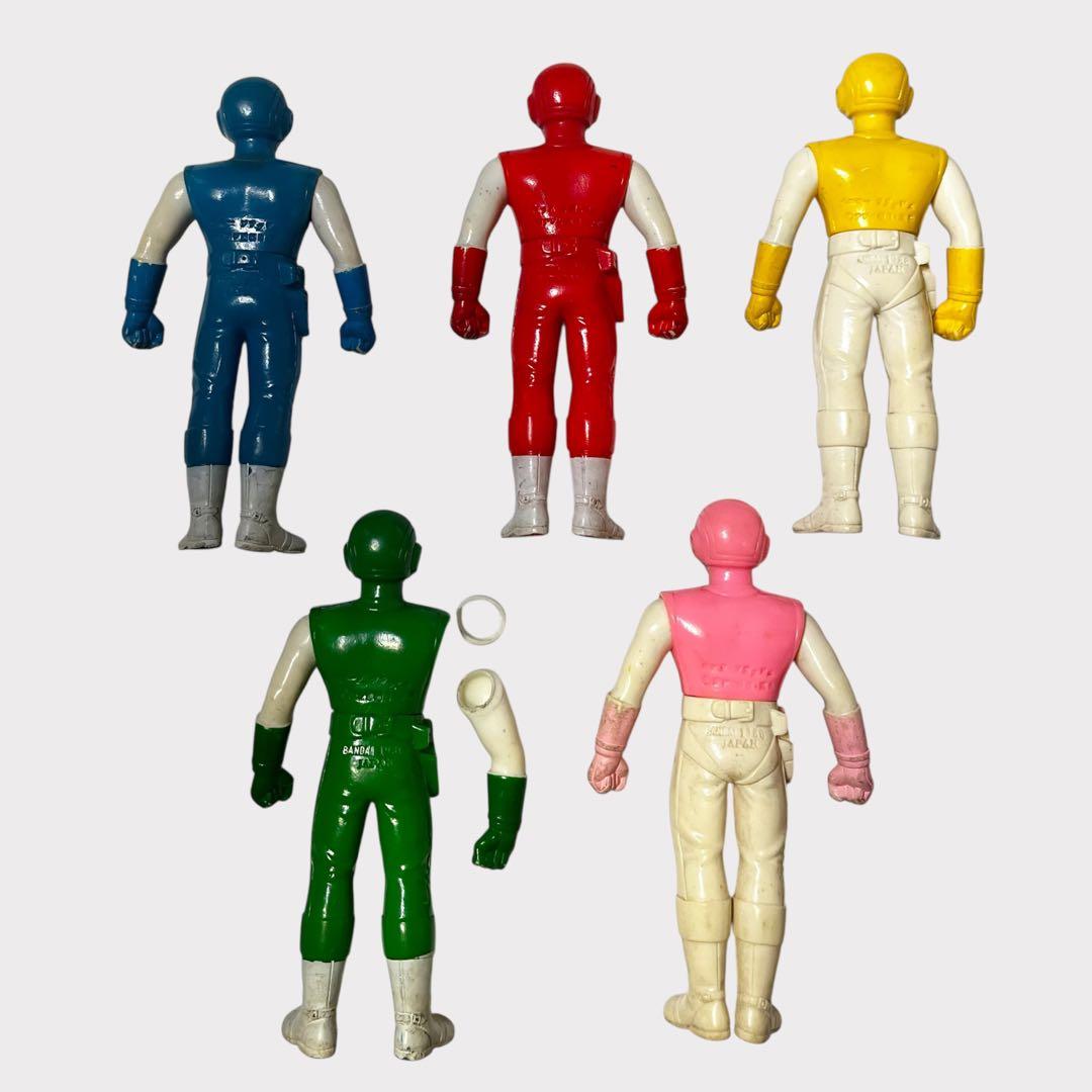BANDAI 超新星フラッシュマン 1986年 ソフビ5体セット - メルカリ