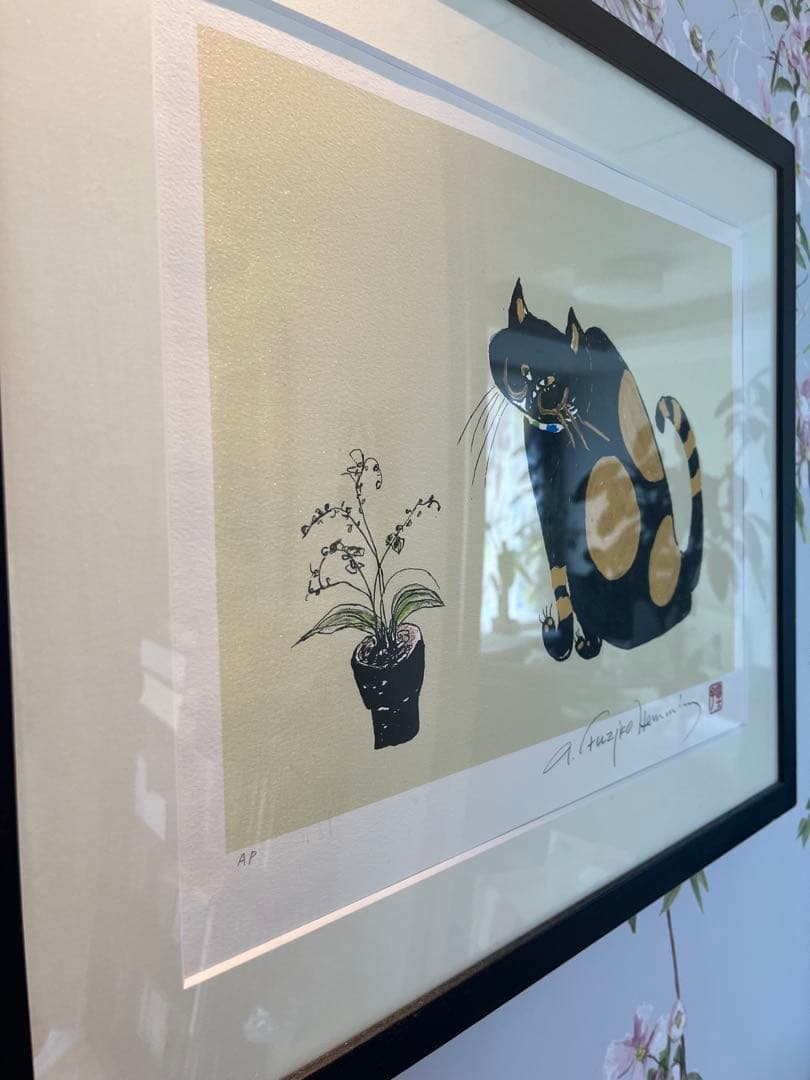 真作】 美品 フジコヘミング くりくり AP 直筆サイン 希少 - メルカリ