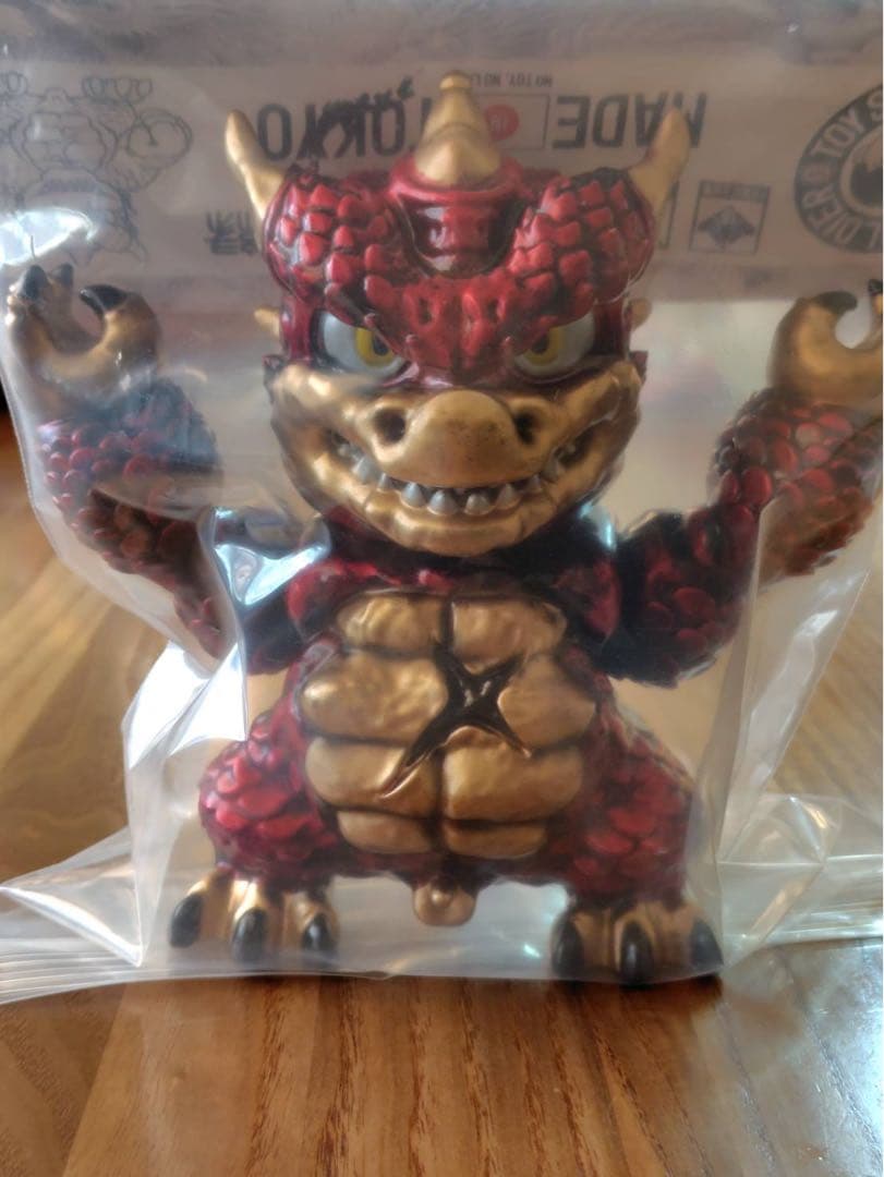 TOY SOLDIER 珍龍 赤 後藤彩色所 ソフビ インディーズ