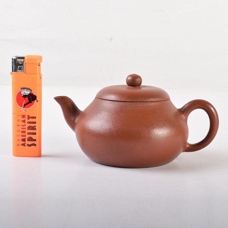 中国孟臣製君子之交談如水紫砂朱泥急須茶壷CR7876