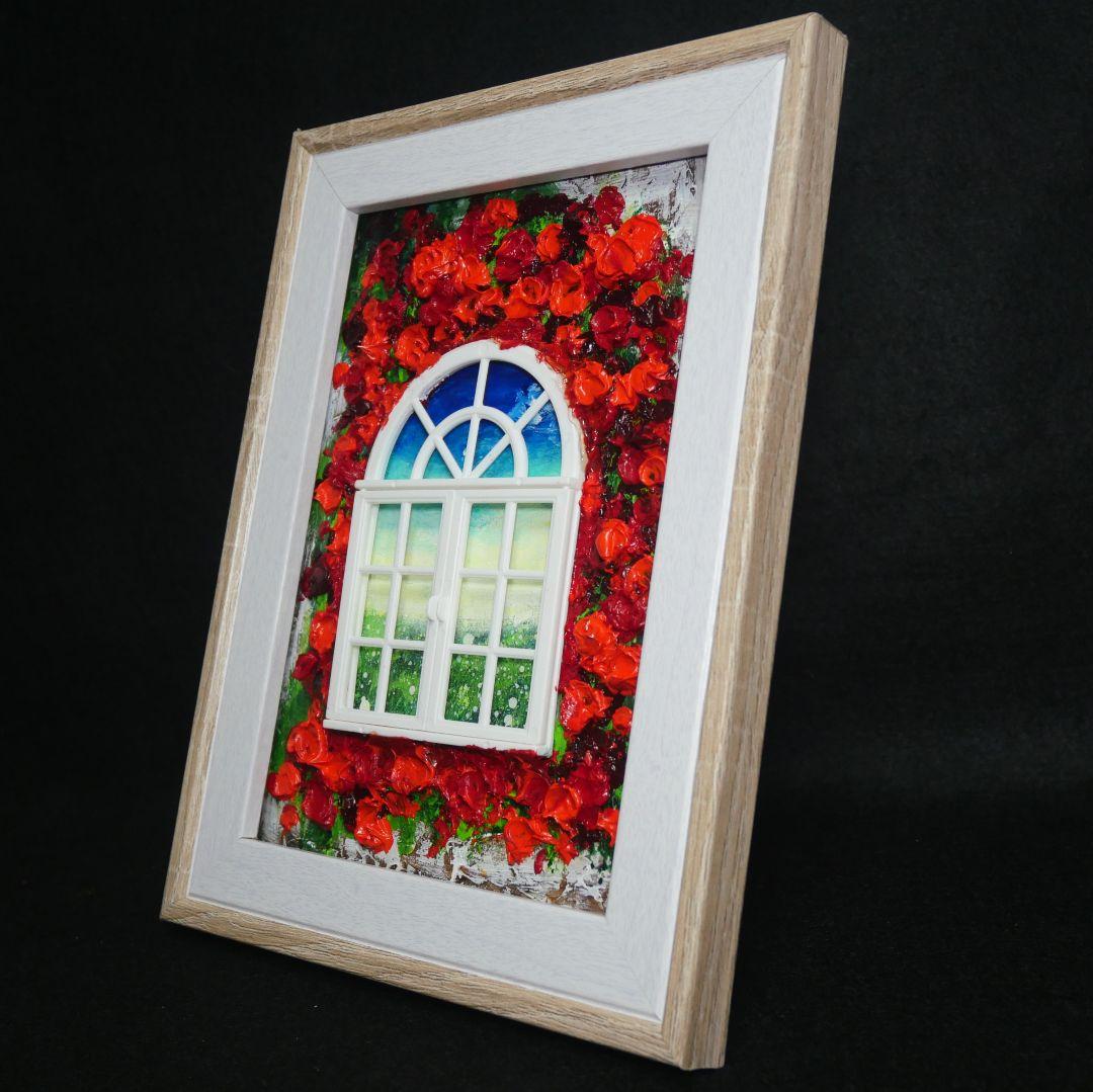 油絵 油彩 油彩画 絵画 絵【窓の先】