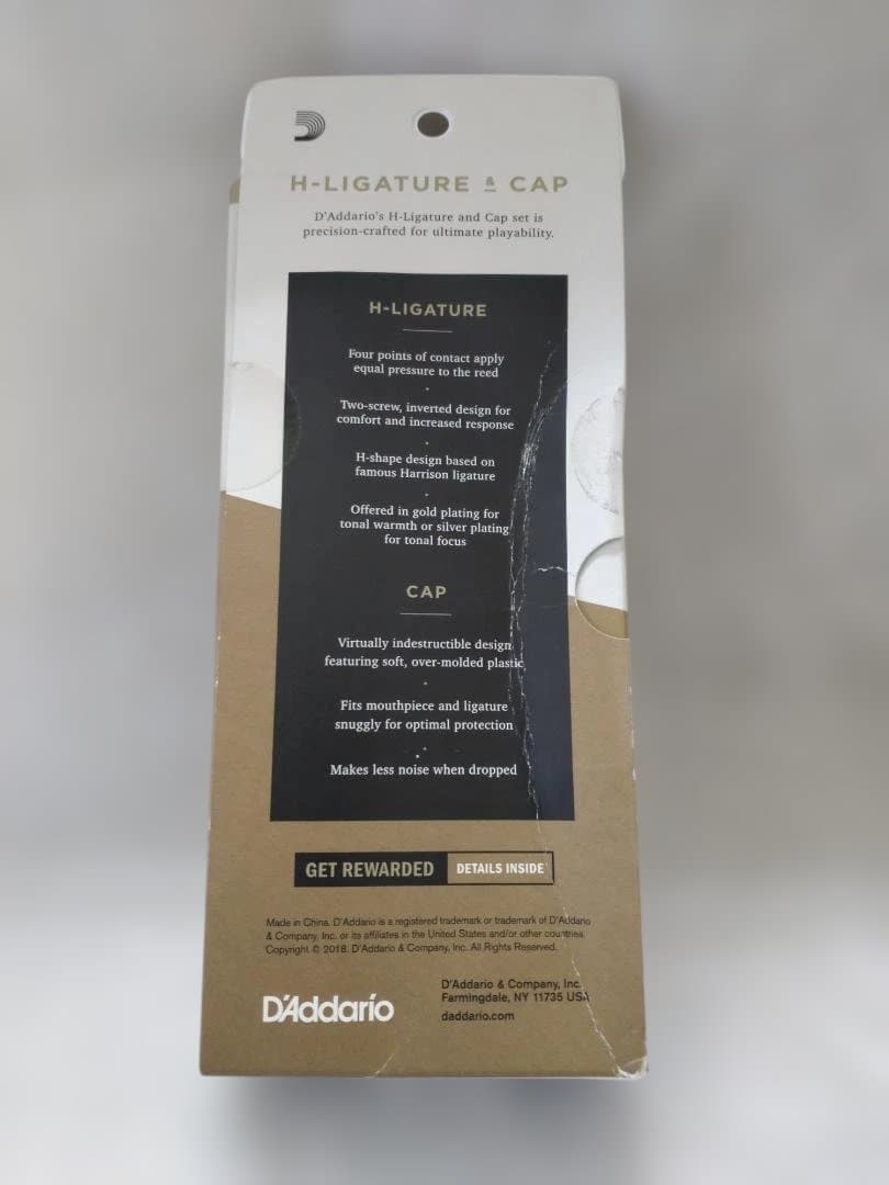 ダダリオ　Bbクラリネット リガチャー　ゴールド