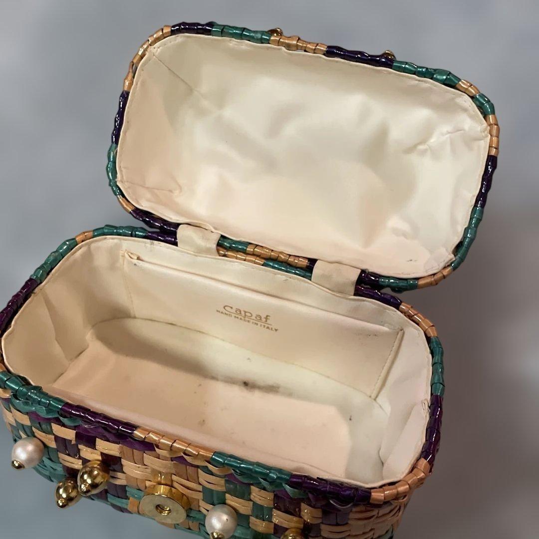 カパフ　パーティバッグ　イタリア製ハンドメイド