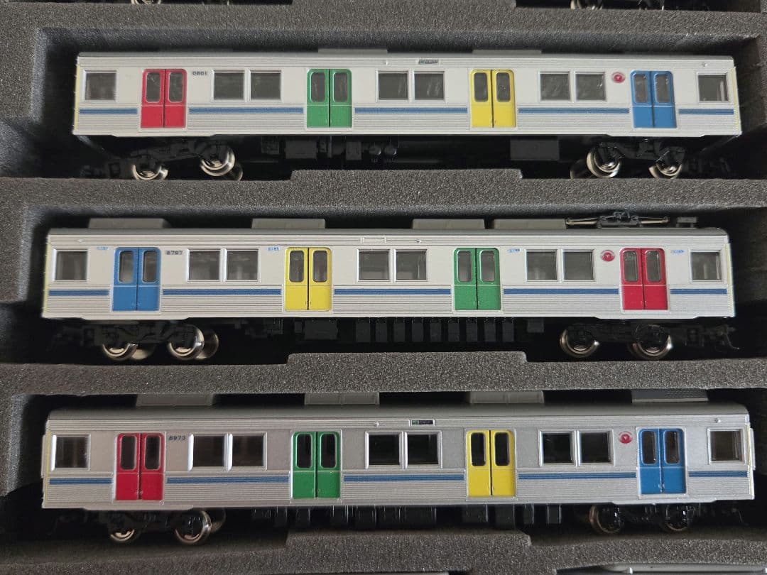 グリーンマックス 50617/50618 東急 8500系 青帯・ドア装飾編成②