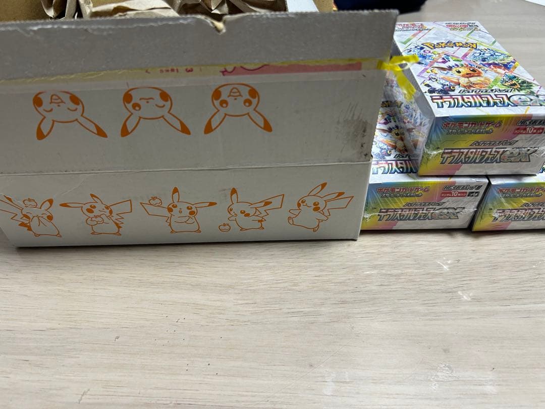ポケモンカードゲーム テラスタルフェスex 5box シュリンク付き
