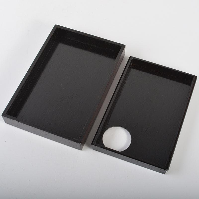 茶道具　利休茶箱　色絵花文茶碗　菊桐蒔絵棗など　七点　一式　V　R7103