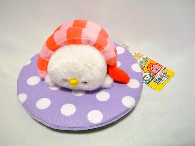 ◆未使用◆えび　ピスケ◆カナヘイ　ゆるっと回転寿司　パラダイス展　ぬいぐるみ◆